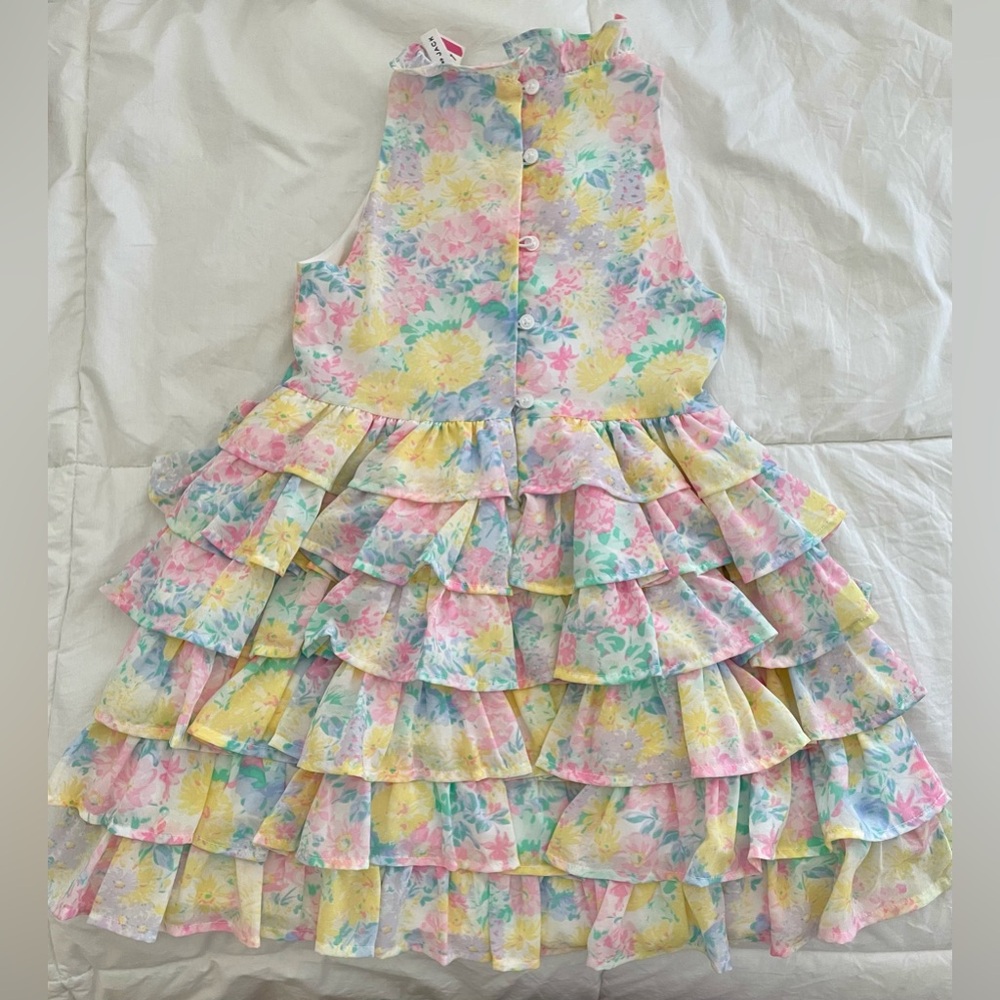 Janie and Jack Floral Ruffle Dress